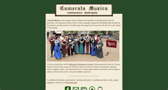 Desktop Screenshot of camerata-musica.net