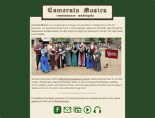Tablet Screenshot of camerata-musica.net
